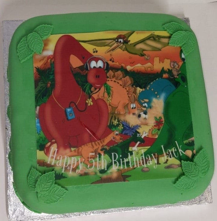 Dinosaur Birthday Cake