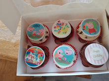 Load image into Gallery viewer, Kid&#39;s Happy Birthday Cupcakes
