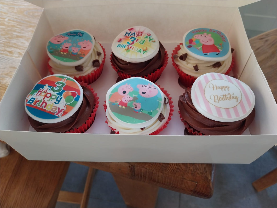 Kid's Happy Birthday Cupcakes