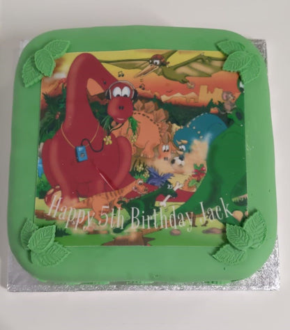 Dinosaur Birthday Cake