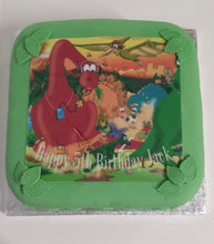 Load image into Gallery viewer, Dinosaur Birthday Cake
