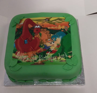 Dinosaur Birthday Cake