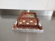 Load image into Gallery viewer, Chocolate Biscuit Cake with buttons- Photo
