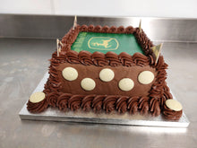 Load image into Gallery viewer, Chocolate Biscuit Cake with buttons- Photo
